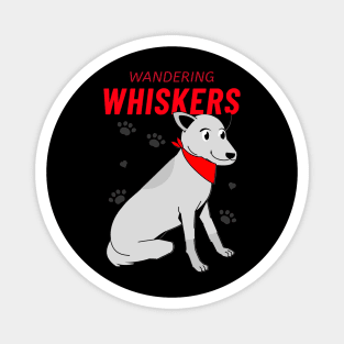 Wandering Whiskers Dog Hiking Magnet